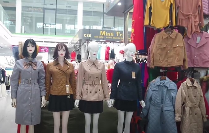 cửa hàng thời trang Quảng Châu cao cấp tại Ninh Hiệp