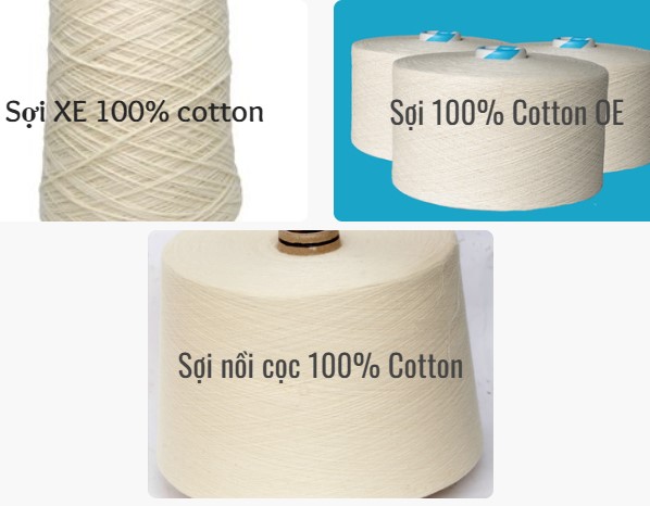 Địa chỉ bán sợi cotton OE, sợi nồi cọc, sợi chải thô, chải kỹ