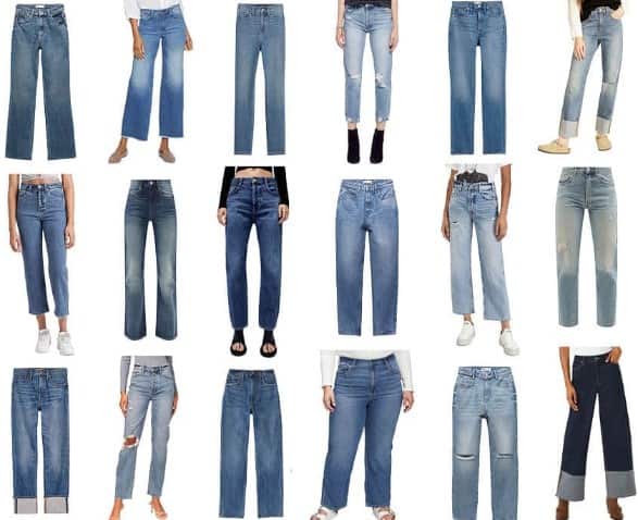 các kiểu quần jeans nữ