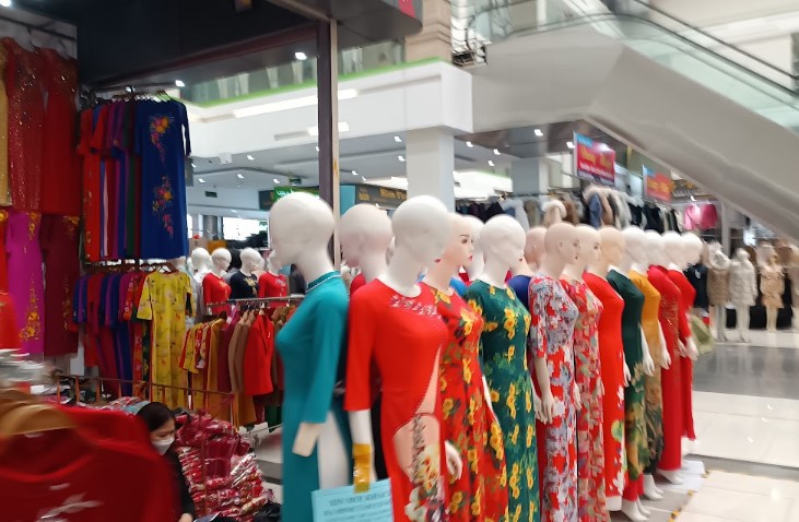 Chợ Tuấn Dung Ninh Hiệp sỉ áo dài đẹp