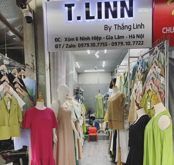 cửa hàng thời trang nữ Ninh Hiệp chuyên hàng hot trend