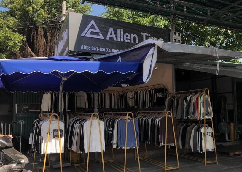 cửa hàng thời trang Quảng Châu cao cấp tại Ninh Hiệp