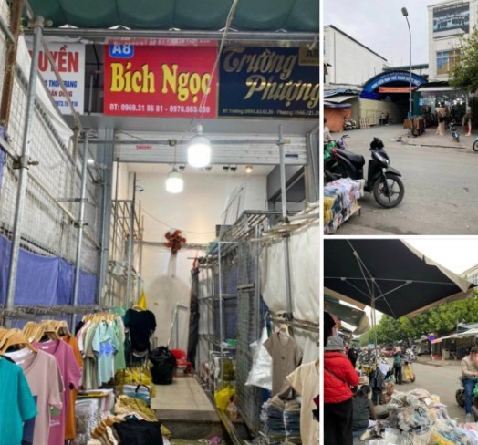 kho buôn quần áo chợ Tuấn Dung Ninh Hiệp
