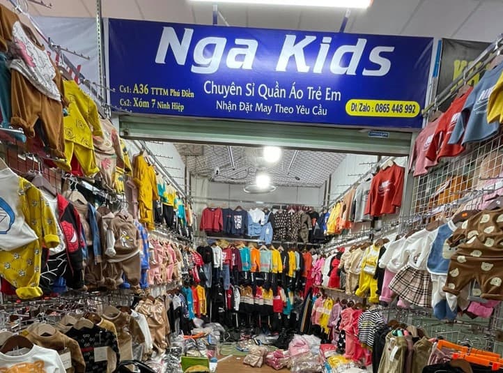 Xưởng may quần áo trẻ em tại Ninh Hiệp uy tín